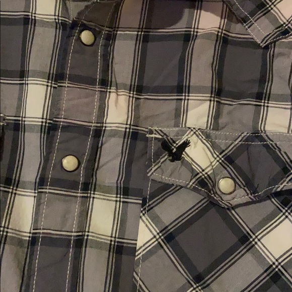 Vintage Fit Plaid Button Down - Picture 2 of 3